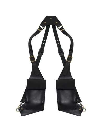 Holster Cuir Noir Biker Zolki