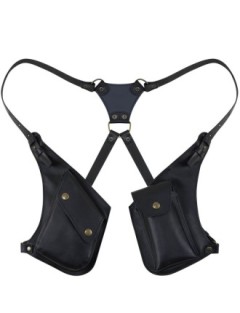 Holster Cuir Marron Vintage Biker