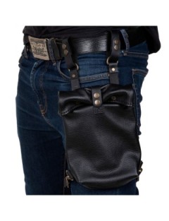 Holster Cuir Marron Vintage Biker