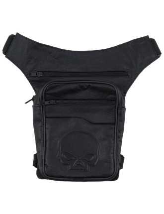 Pochette Moto Harley, Sacoche de Hanches - Jambes Cuir, Pas Cher