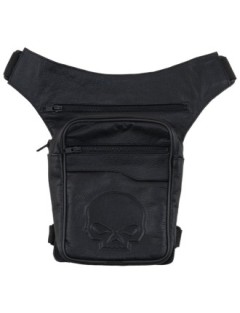 Pochette Moto Harley, Sacoche de Hanches - Jambes Cuir, Pas Cher