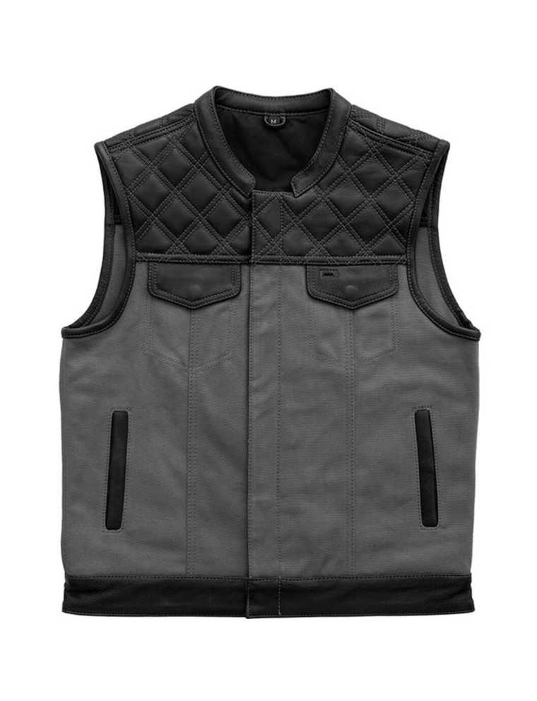 Cut Gilet Cuir Gentleman Rider