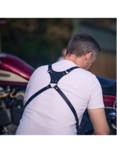 Holster Moto Cuir Noir Biker Zolki