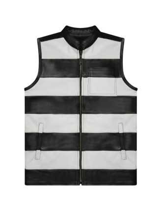 Gilet Japan Moto Prison Cuir Zolki
