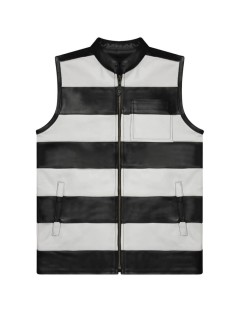 Gilet Japan Moto Prison Cuir Zolki