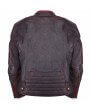 Blouson Moto Rouge Marron Néo Rétro Zolki