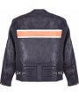 Blouson Moto Orange Noir Homme HD