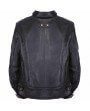 Blouson Moto Zolki Cuir Vachette Ruby