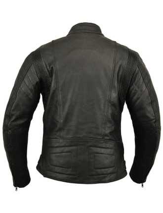 Blouson Moto Homme Cuir Zolki Kustom Kulture Noir