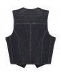 Cut - Gilet sans manche Cuir Biker Série Spéciale