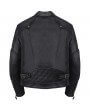 Blouson Moto Homme Cuir Vintage Noir