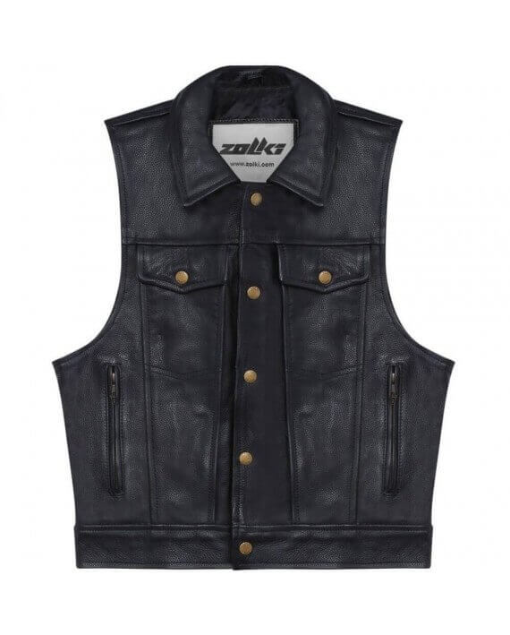 Blouson Cuir JAX Son' Anarchy Biker Zolki