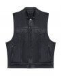 Blouson Cuir SOA Waxé Gris Noir Zolki