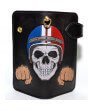 Biker Bleu Blanc Rouge Porte Feuille Motard