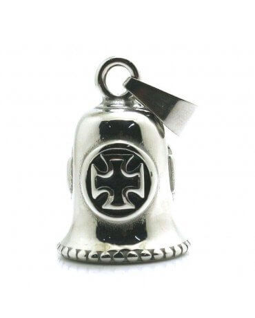 Guardian Bell, Bijoux Moto, Porte Bonheur Motard, Clochette Inox Biker