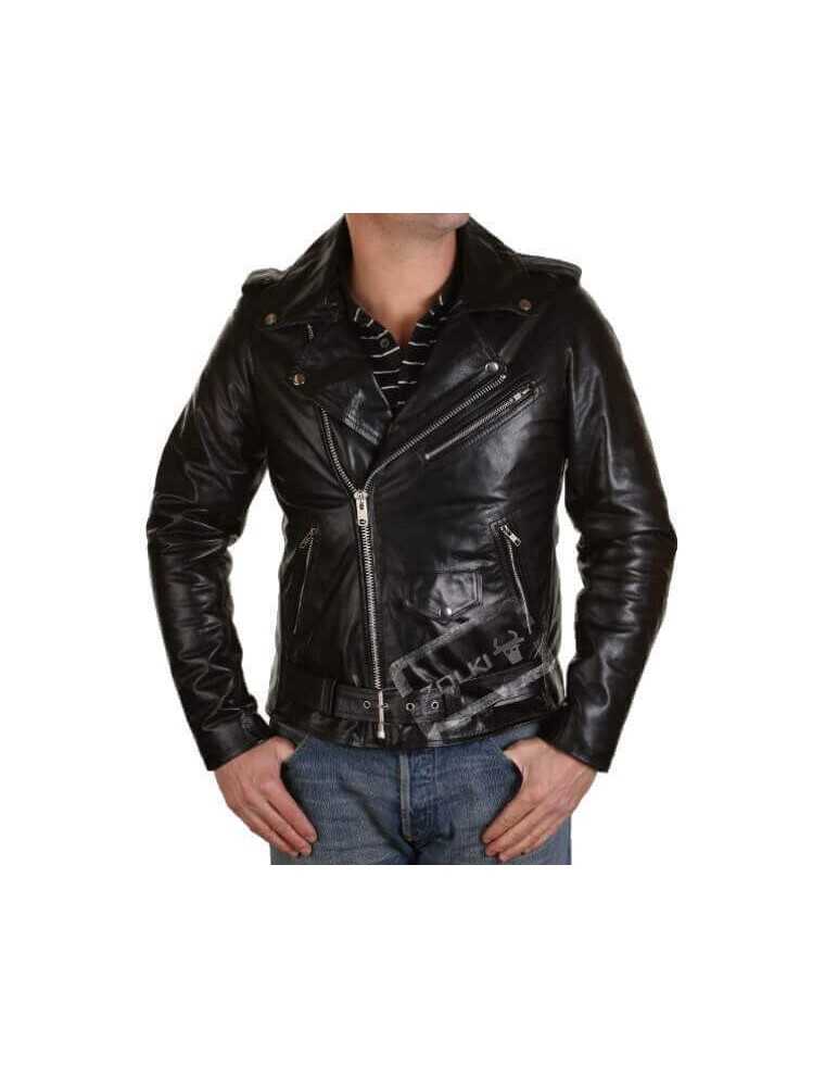 Blouson Perfecto Homme Cuir Vachette Zolki