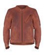 Blouson Moto Marron Cuir Zolki