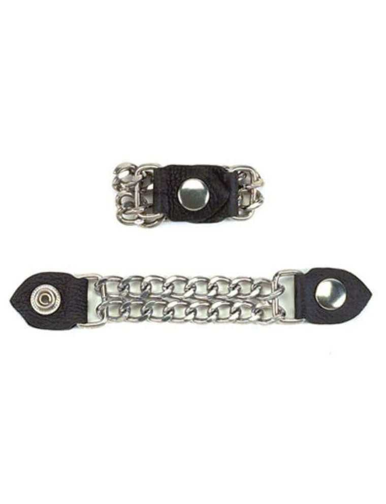 Extender Chaine Veste Cuir Métal