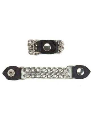 Extender Chaine Veste Cuir Métal