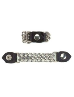 Extender Chaine Veste Cuir Métal
