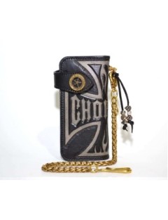 Portefeuille Biker Croix Choppers Cuir Luxe