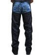 Pantalon Cuir Homme Biker Chaps Moto