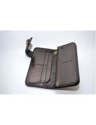 Portefeuille Biker Cuir Luxe Zolki