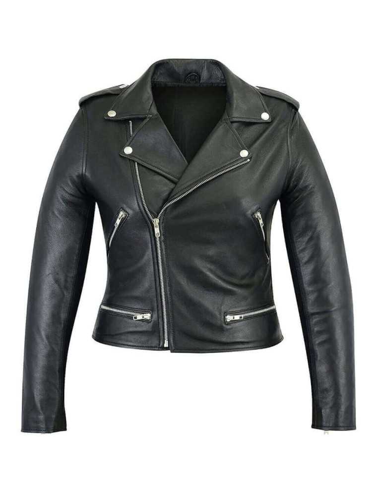 Veste Cuir Motarde Homologuée CE