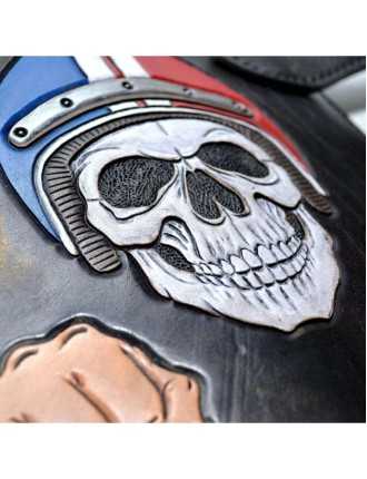 Wallet French Biker Luxurious Leather