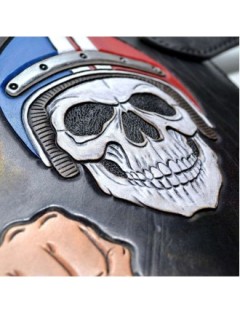 Wallet French Biker Luxurious Leather