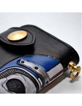 Porte Feuille Zolki Biker Tete Mort Moto