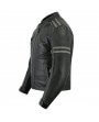 Blouson Moto Vintage Gris Noir Zolki