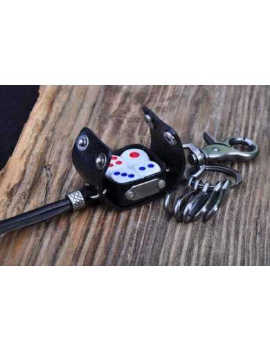 Porte-clés Cuir Biker