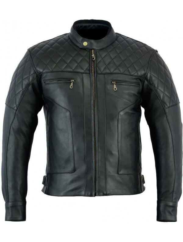 Blouson cuir moto qualité marque pas cher dégriffé promo