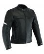 Blouson Vintage Moto Cuir Vieilli Gris