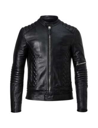 Blouson Moto Homme Cuir Moto Fashion Zolki