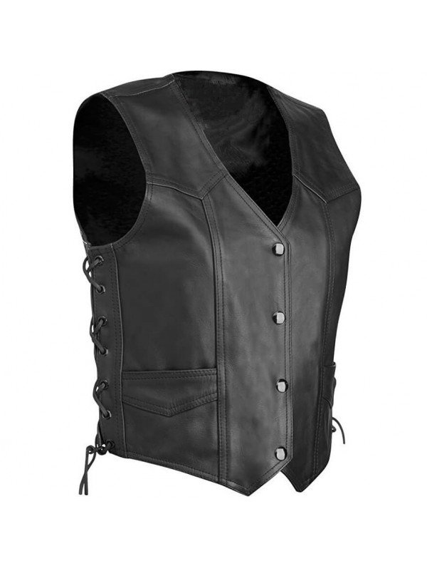 gilet en cuir harley davidson