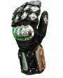 Gants Moto Cuir Racing Métal Biker