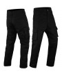 Pantalon Noir Cargo Moto Kevlar Zolki