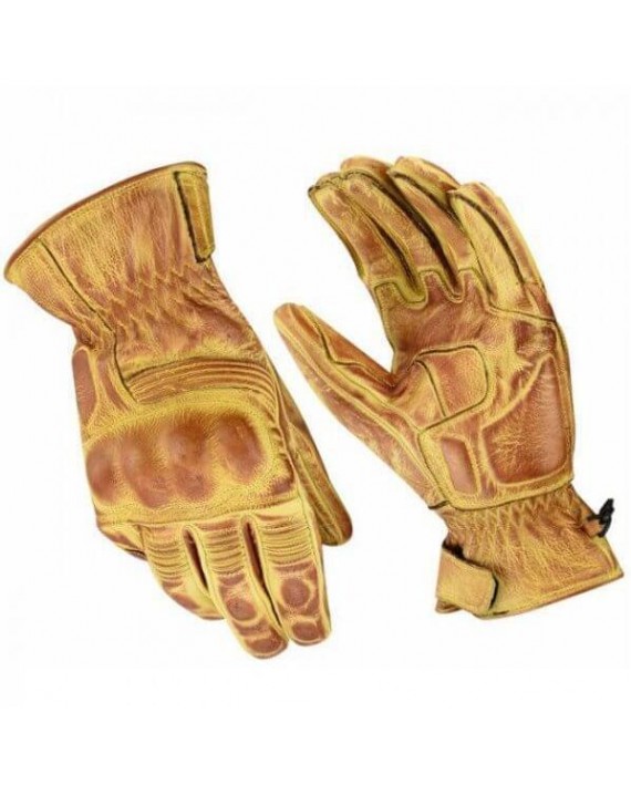 Gants Moto Cuir Vintage