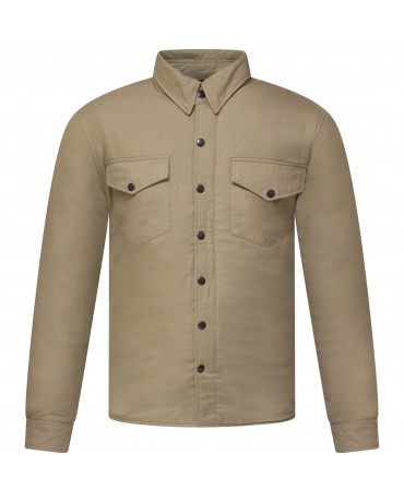 Chemise Moto Kevlar Homme Beige