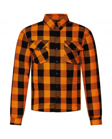 Chemise Moto Homme Kevlar Zolki Orange