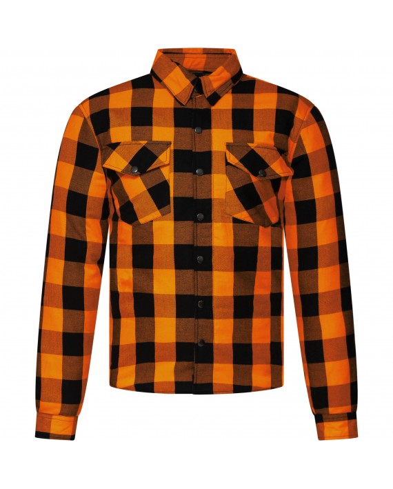 Chemise Moto Homme Kevlar Zolki Orange