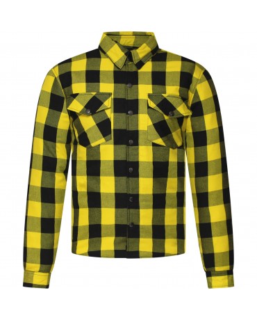 Chemise Moto Kevlar Zolki Noir Jaune