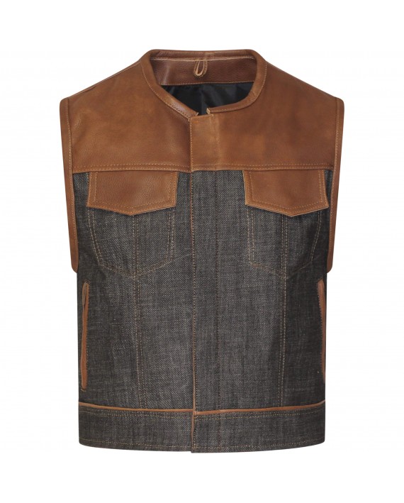 Gilet Cuir Jacket Son's Zolki