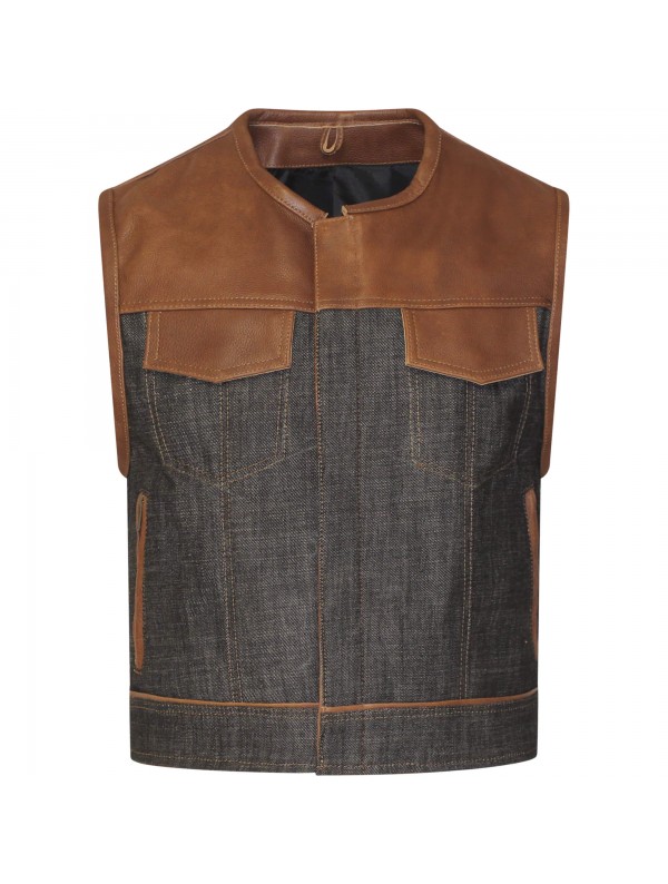 gilet biker jean