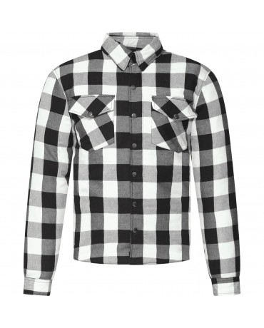 Lumberjack Moto Kevlar Noir Blanc