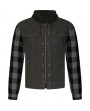 Blouson Moto Capcuhe Gris Kevlar Zolki