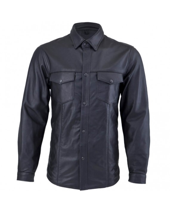 Chemise Cuir Moto Homme Zolki