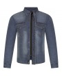 Chemise Moto Kevlar Bleu Zolki